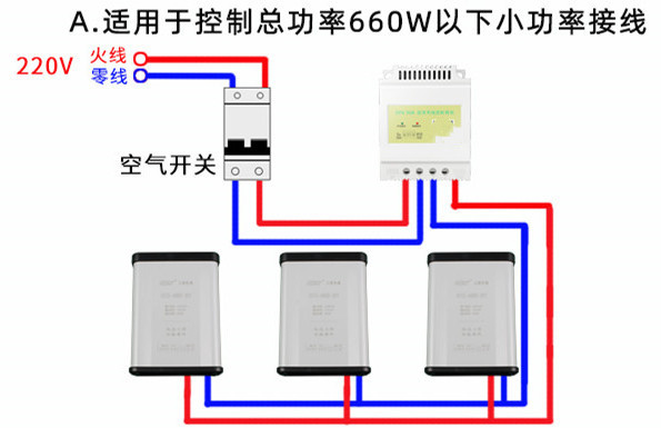 時(shí)控開(kāi)關(guān)怎么接線(xiàn)